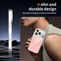 Étui de téléphone portable magnétique sans fil anti-traces de doigts pour iPhone 13 14 15 16 Plus 16e 17e 17 Pro Air Pro Max