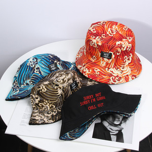 Nuevo Sombrero de Pescador de Doble Cara Unisex, Protección Solar para Viajes de Primavera/Verano, Diseño Bordado de Moda Urbana - Product Image 1