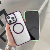 Yanchentian couleur claire dernière coque vierge aimant de protection étuis pour téléphone portable pour Iphone 13 14 15 16 Pro Max couverture de téléphone