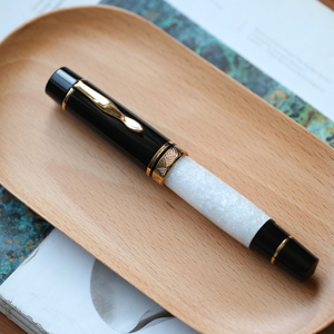 Majohn P139 Fashion Design Messing Zuiger Luxe Vulpen Groot Formaat <span class=keywords><strong>8</strong></span>, 40 Type Pen Punt Hard Rubber Materiaal Pen Tong - Product Image 3