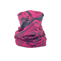 Masque de cyclisme anti-UV UPF 50+ personnalisé pour l'été, avec impression intégrale, protection du cou et du visage pour le cyclisme