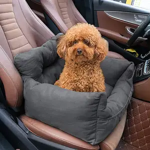 Chất lượng mới nhất Sofa giường Dog Car Seat Cover Cá nhân hoá du lịch tàu sân bay Pet Car Seat Cover với Removable Dog giường