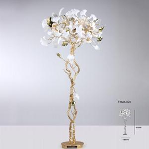 Tùy Chỉnh Sang Trọng Gốm Sứ Thủy Tinh Bạch Quả Lá Chi Nhánh Thiết Kế Độc Đáo Bắc Âu Hiện Đại Nhựa Sàn Đèn Cho Phòng Khách Trang Trí Nội Thất - Product Image 5