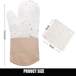 Gants <span class=keywords><strong>de</strong></span> barbecue antidérapants et maniques <span class=keywords><strong>de</strong></span> <span class=keywords><strong>cuisine</strong></span> – Gants <span class=keywords><strong>de</strong></span> four et maniques <span class=keywords><strong>de</strong></span> <span class=keywords><strong>cuisine</strong></span> avec rembourrage en silicone recyclé antidérapant - Product Image 2