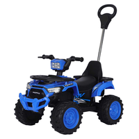 Voiture électrique pour enfants, nouveau design, 4 roues, buggy de plage, poignée de poussée, batterie rechargeable