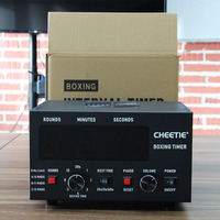 Chronomètre de boxe LED CHEETIE pour entraînement par intervalles, équipement de boxe numérique haute vitesse, intensif, en métal, certifié CE