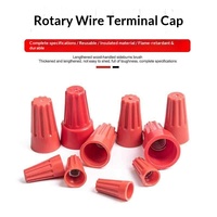 Conectores Eléctricos Aislados de Conexión Rápida con Resorte Espiral Empaquetados en Caja, Terminales de Rosca para Cableado Doméstico y LED