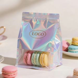 Bolsas Planas de Fondo Plano de Plástico y Aluminio con Tacto Suave de 250G para Café, Dulces y Regalos, con Válvula y Cierre (Resistentes al Agua) - Product Image 1