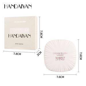 Handaiyan 6 couleurs Double haute brillance Blush <span class=keywords><strong>crème</strong></span> maquillage visage éclaircissant longue durée imperméable à l'eau mat Blush <span class=keywords><strong>crème</strong></span> Blush maquillage - Product Image 4