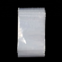 Sacs d'emballage alimentaire plats en PE transparent biodégradable avec fermeture éclair auto-adhésive réutilisable pour plusieurs tailles
