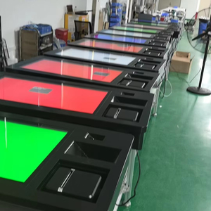 Đen 32 inch tự đặt hàng kiosk <span class=keywords><strong>Raspberry</strong></span> <span class=keywords><strong>Pi</strong></span> Điện dung màn hình cảm ứng với máy in nhiệt và 2D 3D Scanner - Product Image 1