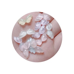 100 pz/lotto graziosi cabochon <span class=keywords><strong>con</strong></span> ali in resina trasparente sul retro piatto abbellimento artigianale per centri di fiocco per capelli decorazioni per Scrapbooking - Product Image 5