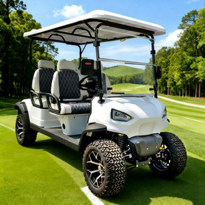 Multi Function Electric Golf Cart 4 Seater 48V Lithium Battery CE Certified 30-50km/h 90km Range Cup Holder Storage <b>Box</b> <b>for</b> Golf - Product Image 1