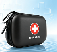 Sac de sécurité d'urgence pour l'extérieur, sac de premiers secours en PVC imperméable à coque rigide, grande capacité, portable