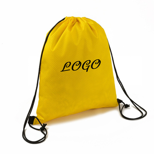Polyester Customized logo Medium Packsack Fashion Printing Promotional Sport Drawstring Bag