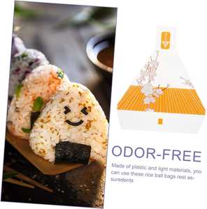 ถุงห่อข้าวปั้น<span class=keywords><strong>ซูชิ</strong></span>ทรงสามเหลี่ยมแบบญี่ปุ่นใช้ความร้อนเข้าไมโครเวฟได้ - Product Image 3