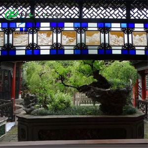 Vitrail avec verre cathédrale à motif-Décoration et éclairage industriels Transmission de la lumière élevée Durable - Product Image 2