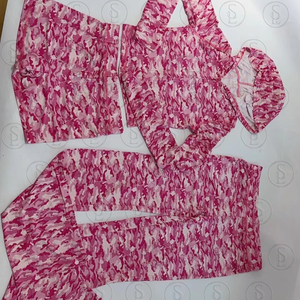 Set Due Pezzi con Stampa Ghepardo, Logo Personalizzato, Giacca con Maniche Raglan e <span class=keywords><strong>Pantaloni</strong></span> a Zampa, Adatto per Donne Alte, Completo Loungewear - Product Image 3