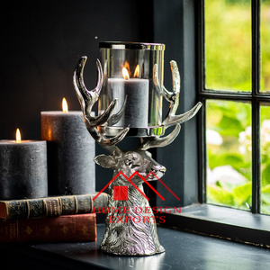 Candelabro con Forma de Ciervo para Decoración de Mesa, Centro de Mesa, Candelabro de Aluminio de Alta Calidad con Forma de Ciervo - Product Image 6