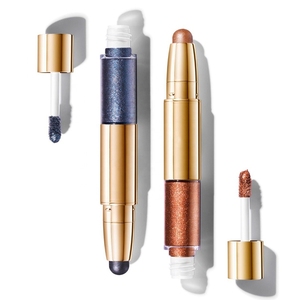 OEM Eyeshadow Stick Private Label Pen Pigmentos para maquillaje de ojos Lujoso Color metálico Payoff Vegan Glitter Liquid Eyeshadow - Product Image 1