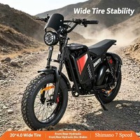 Vélo électrique 2000W haute puissance, batterie lithium 60V 30Ah 18650, 65KM/H, frein à disque hydraulique, vélo électrique fourni par l'usine