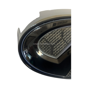 Op maat gemaakte honingraat carbon grille logo flow LED embleem verlichting voor 2010-2013 G37 G37X sedan en 2014-2015 Q40 bumper - Product Image 2