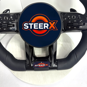 Volante Personalizado de Cuero Completo para Mercedes Benz <span class=keywords><strong>AMG</strong></span> W203 W204 W205 W211 W212 W213 Gle W167 W218 W221 C63 - Product Image 4