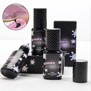 Pegamento para Extensiones de Pestañas Sensibles, Secado Rápido, Fuerte, Líquido, Sin Alcohol, Resistente al Agua, Vegano, Fabricante - Product Image 1