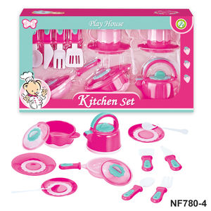 Cucina per bambini gioco finto giocattolo Set per bambini che cucinano stoviglie da tè <span class=keywords><strong>con</strong></span> gioco di ruolo le ragazze giocano a casa - Product Image 4