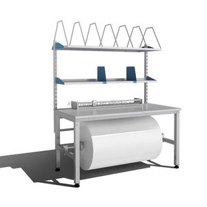 Banc de travail professionnel pour l'emballage de consoles avec étagère d'emballage en film à bulles en <span class=keywords><strong>bois</strong></span> durable pour l'installation et la menuiserie - Product Image 3