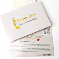 Cartes de remerciement professionnelles personnalisées de haute qualité et services d'impression de cartes de visite en gros, adaptés aux petites entreprises.