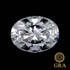 Drill More Jewelry Moissanite Oval Loose Stone D Color Synthetic Lab Created For Jewelry Making - Product Image 2