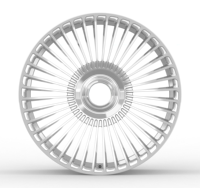 Jantes forgées multi-branches à disque fermé, finition polie miroir argentée, 15-24 pouces, 5x112 5x120 pour Maybach Classe S, Bentley, Rolls Royce