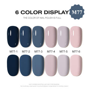 AILANUO 6 colores gelatina transparente Gel esmalte de uñas Color Rosa desnudo UV Soak Off Gel barniz Jade Nail Art Gel laca 15ml - Product Image 2