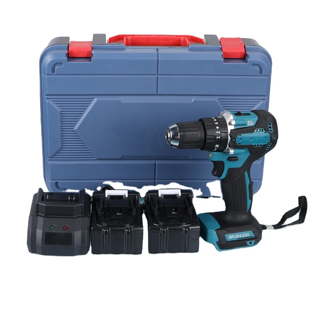2025 New Arrival Multifunctional 21V Cordless Impact Drill Set Electric Screwdriver 40Nm Torque Variable Speed DIY Hand Tool