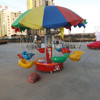 Aire de jeux en plein air installations du parc d'attractions sur Mini Flying Chairs balançoire à vendre chaise volante pour enfants