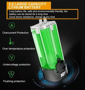 Phù hợp không dây khoan công cụ nhập khẩu ban đầu tự động có thể sạc lại khoan 21V không dây khoan pin gói perceuse electrique - Product Image 2