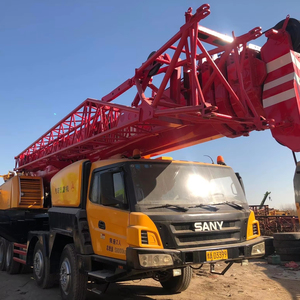 Grue sur camion Sany 100 tonnes bien entretenue avec boîte de vitesses fiable pour les travaux de levage d'infrastructure - Product Image 1
