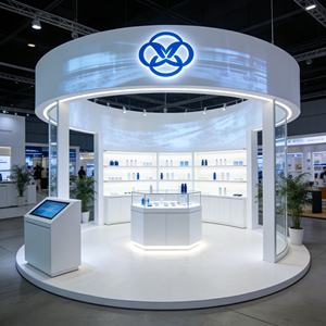 Système d'exposition de marque, installation complète de stand avec rendu 3D personnalisé - Product Image 2