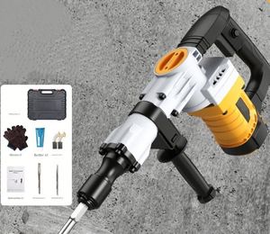 ค้อนรื้อถอนผนังแบบหนัก 110V/220V สำหรับงานอุตสาหกรรม ใช้กับรางสายไฟในผนัง คอนกรีต และงานไฟฟ้า - Product Image 3