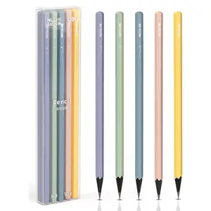 델리 NS724 HB 흑연 연필 초등학교 유치원 필기 연필 육각 펜홀더 나무 바디 세트 포장
