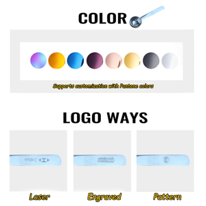 Muỗng đong bằng thép không gỉ 304 tùy chỉnh, nhiều màu sắc, 1.25ml/1.5ml/5ml, dùng cho gia vị, cà phê bột - Product Image 4