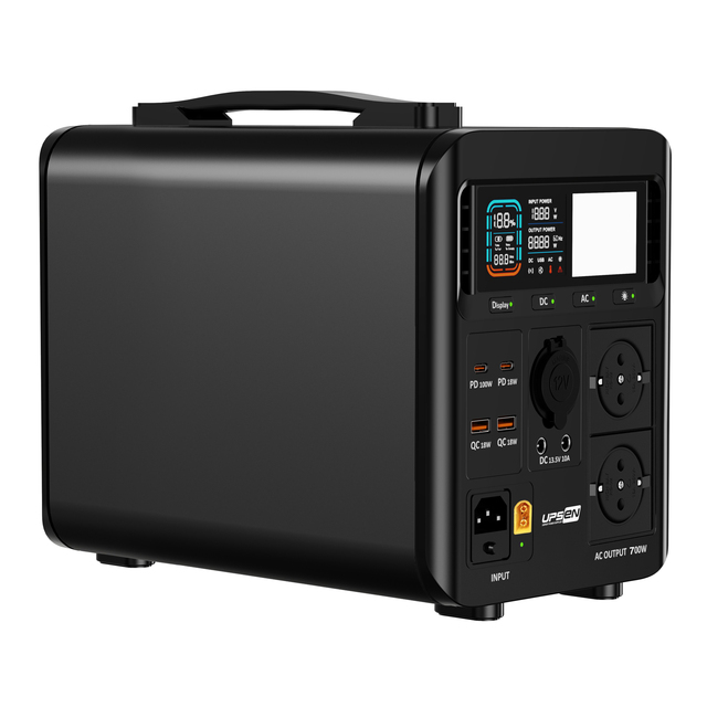Emergency Power Supply Portable Power Station 700w for Camping with Lighting Energy Storage Power Bank