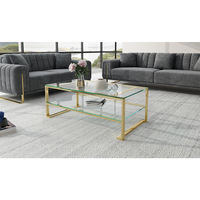 Canapé Modulable en Velours Tufté pour Salon, Ensemble Moderne 1+2+3 Places avec Bordure en Acier Titane
