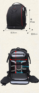 Nouveau <span class=keywords><strong>Sac</strong></span> à Dos <span class=keywords><strong>Photo</strong></span> Grande Capacité 47*31*22CM pour Appareil <span class=keywords><strong>Photo</strong></span> Numérique Portable d'Extérieur – <span class=keywords><strong>Sac</strong></span> à Dos d'Épaule pour Appareil <span class=keywords><strong>Photo</strong></span> Reflex Numérique - Product Image 4