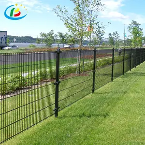 Decorative Balcony Fence Grill Design Hot Dipped Galvanized Welded Mesh Fence 3D Panels Security Fencing for Sale
