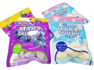 Embalaje personalizado aireación gomoso caramelo en forma de gota de lluvia malvavisco amargo afrutado amargo sabor leche/gelatina de uva al por mayor - Product Image 6