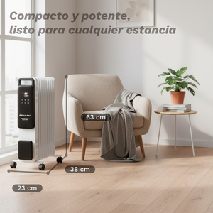 Radiatore Elettrico Grunkel Radiatek Smart 2000, 2000W, 9 Elementi, Programmabile 24H, Controllo Tramite App Smart Life - Product Image 2