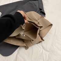 Sacs fourre-tout pour femmes en cuir PU souple, ensemble de sacs de shopping 2-en-1 grande capacité, sacs à main de luxe de créateur 2025