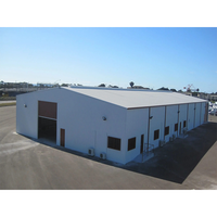 Maison modulaire en acier léger durable pour entrepôt et atelier, durée de vie de 50 ans